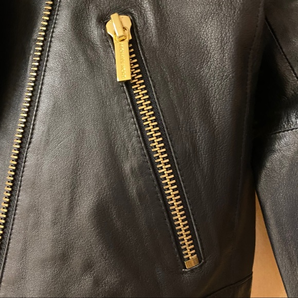 Brand New MICHAEL KORS Leather Jacket - Picture 6 of 10